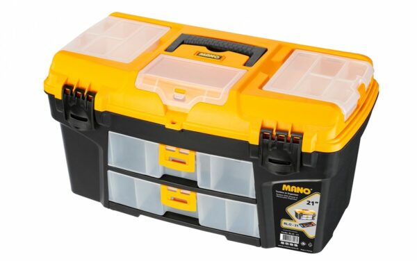 TOOLBOX W/DRAWER & REMOVABLE ORGANIZER 21"