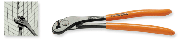 PLIER FOR CLOSING HOOKS NET