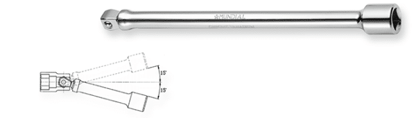 EXTENSION BAR 1/2"DR 250MM WOB
