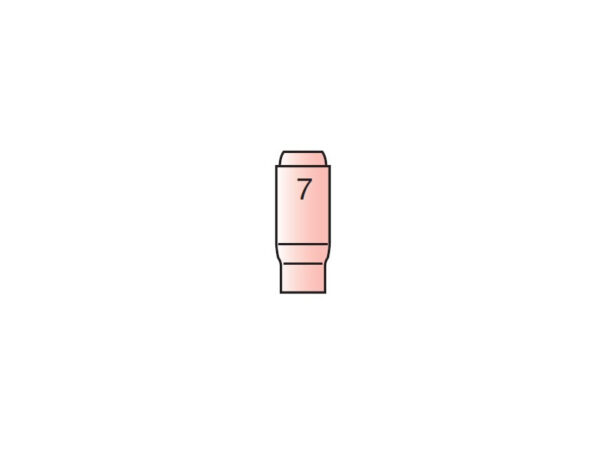 NOZZLE ALUMINA 11.1MM 7/16" TORCH 17 18 26