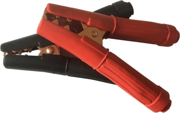 CLAMPS FOR BATTERY CHARGERS RED/BLACK